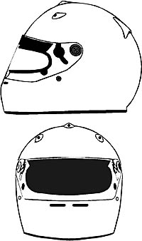 ARAI - Design your own helmet - right click to save large image